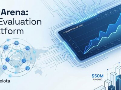 LMArena AI evaluation platform funding visualization with growth metrics and data dashboards