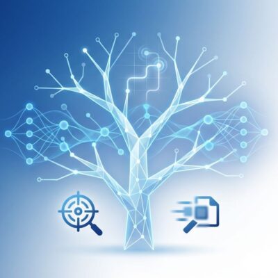Illustration of vectorless RAG using hierarchical tree structure and LLM reasoning instead of vector embeddings