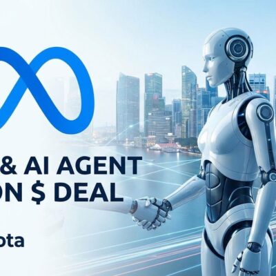 Meta Manus AI acquisition illustration