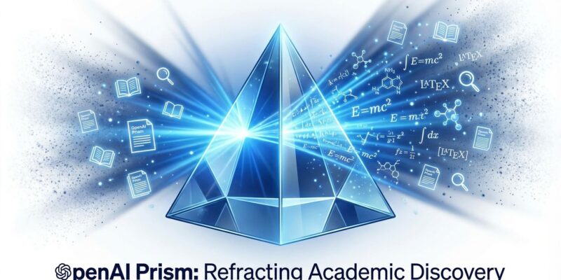 OpenAI Prism AI workspace for scientific research featuring GPT-5.2 and LaTeX integration