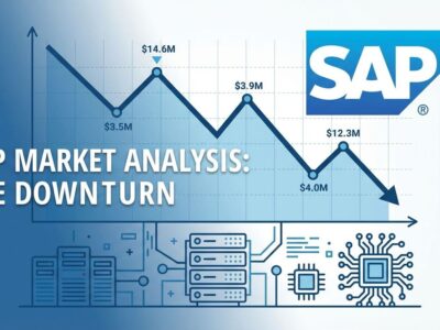 SAP shares drop 17% on cloud backlog miss - stock market crash visualization