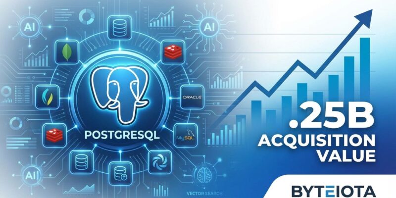 Database landscape 2025 showing PostgreSQL dominance