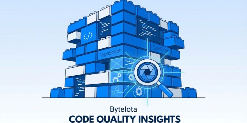 Visual representation of a TypeScript monolith codebase with lint snapshots for code quality management