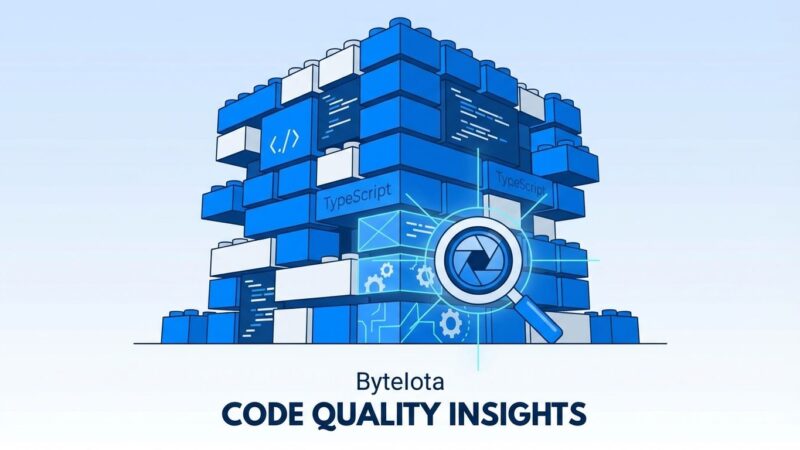 Visual representation of a TypeScript monolith codebase with lint snapshots for code quality management