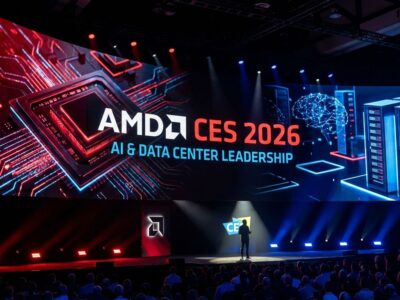 AMD CES 2026 keynote announcement with Lisa Su, chip technology graphics