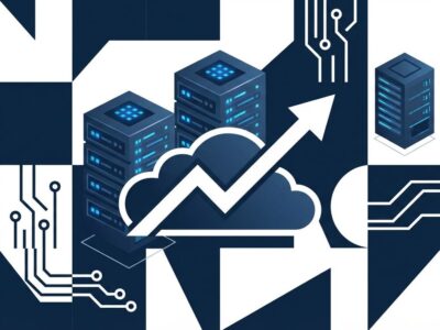 AWS GPU price increase visualization with servers and rising chart