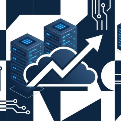 AWS GPU price increase visualization with servers and rising chart