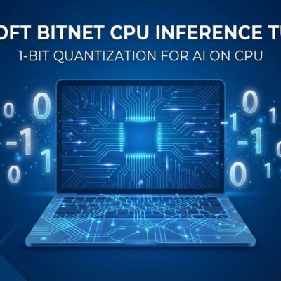 Microsoft BitNet 1-bit quantization running AI models on CPU without GPU