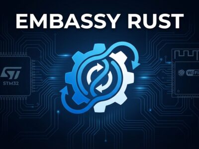 Embassy Rust framework with microcontroller