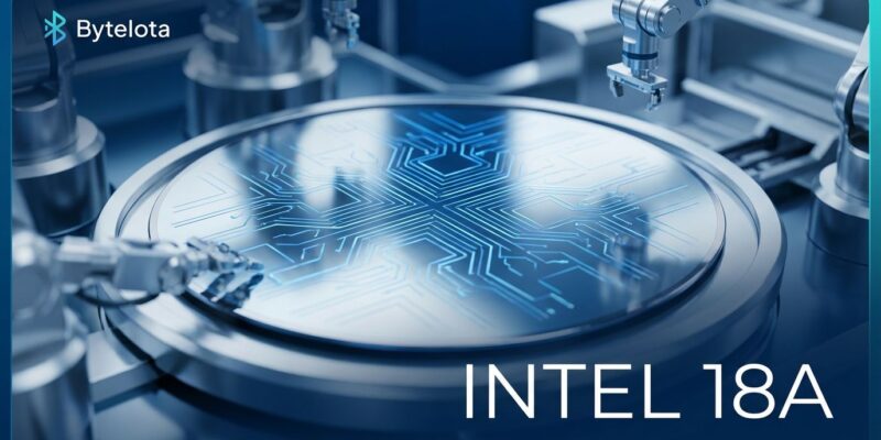 Intel 18A semiconductor manufacturing visualization