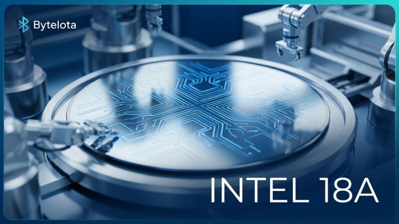 Intel 18A semiconductor manufacturing visualization