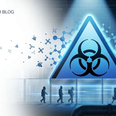 Industrial biohazard warning symbol representing SpaceX workplace safety violations and toxic chemical exposure at Redmond facility