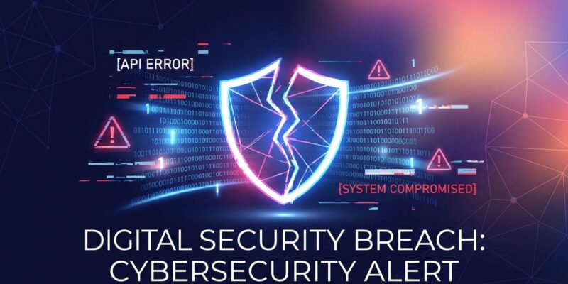 Instagram data breach visualization showing API security vulnerability and dark web data leak