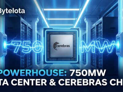 OpenAI Cerebras AI data center visualization showing 750MW compute infrastructure with wafer-scale chips