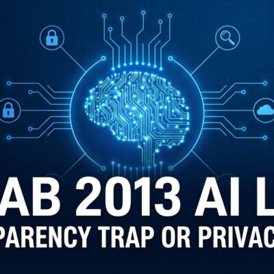 Featured image for CA's AB 2013 AI Law: Transparency Trap or Privacy Win?