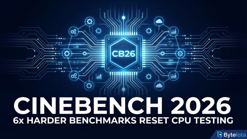 Featured image for Cinebench 2026: 6x Harder Benchmarks Reset CPU Testing