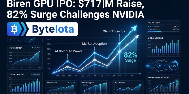 Featured image for Biren GPU IPO: $717M Raise, 82% Surge Challenges NVIDIA