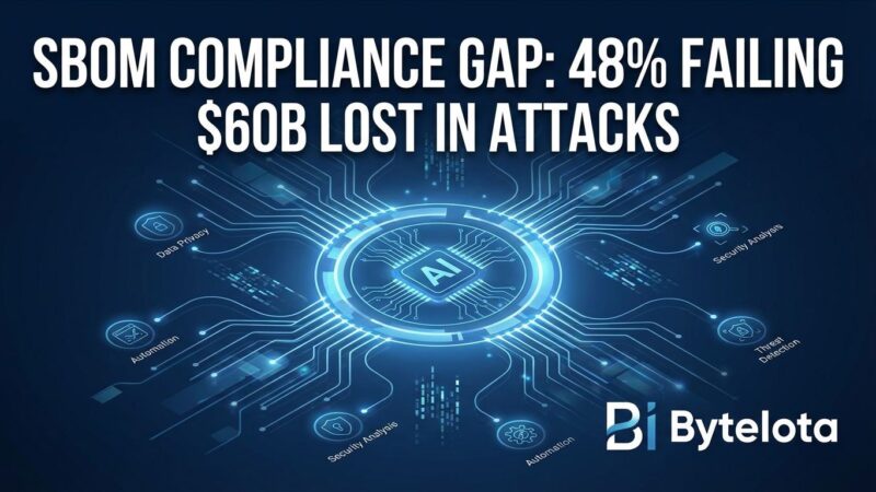 Featured image for SBOM Compliance Gap: 48% Failing, $60B Lost in Attacks