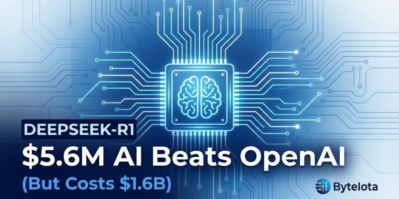 Featured image for DeepSeek-R1: $5.6M AI Beats OpenAI (But Costs $1.6B)