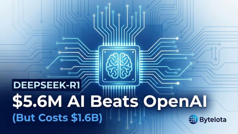 Featured image for DeepSeek-R1: $5.6M AI Beats OpenAI (But Costs $1.6B)