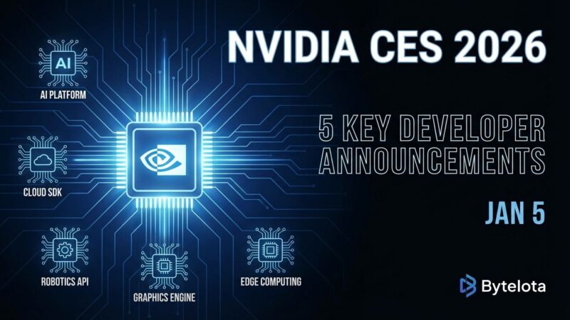 Featured image for Nvidia CES 2026: 5 Key Developer Announcements Jan 5