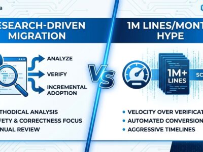 Featured image for Microsoft AI Rust Migration: Research vs 1M Lines/Month Hype