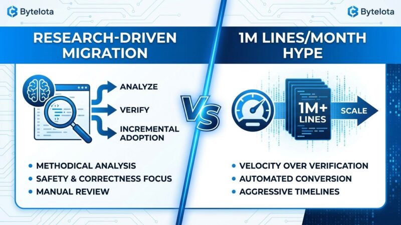 Featured image for Microsoft AI Rust Migration: Research vs 1M Lines/Month Hype