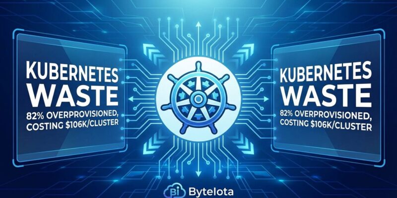 Featured image for Kubernetes Waste: 82% Overprovisioned, Costing $106K/Cluster