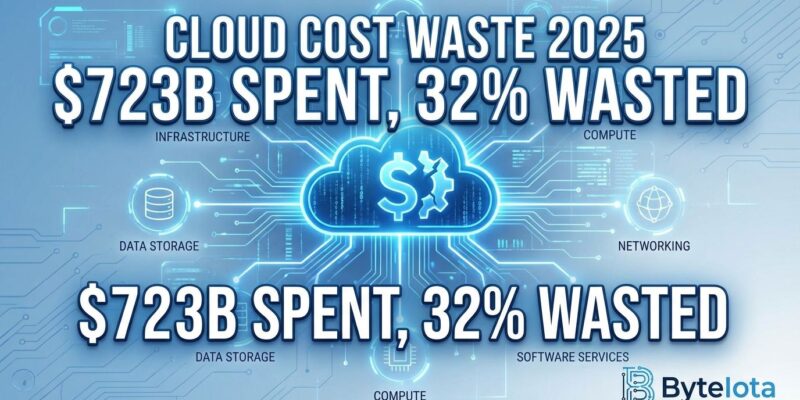 Featured image for Cloud Cost Waste 2025: $723B Spent, 32% Wasted