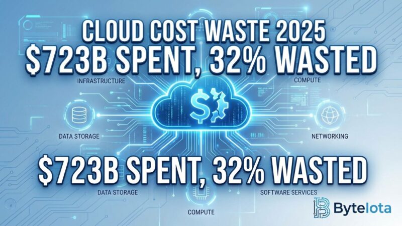 Featured image for Cloud Cost Waste 2025: $723B Spent, 32% Wasted
