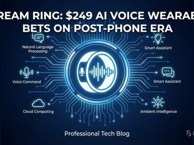 Featured image for Stream Ring: $249 AI Voice Wearable Bets on Post-Phone Era