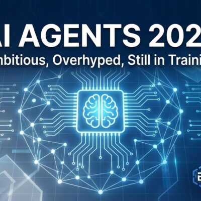 Featured image for AI Agents 2026: Ambitious, Overhyped, Still in Training