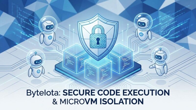 Deno Sandbox security concept with microVM isolation