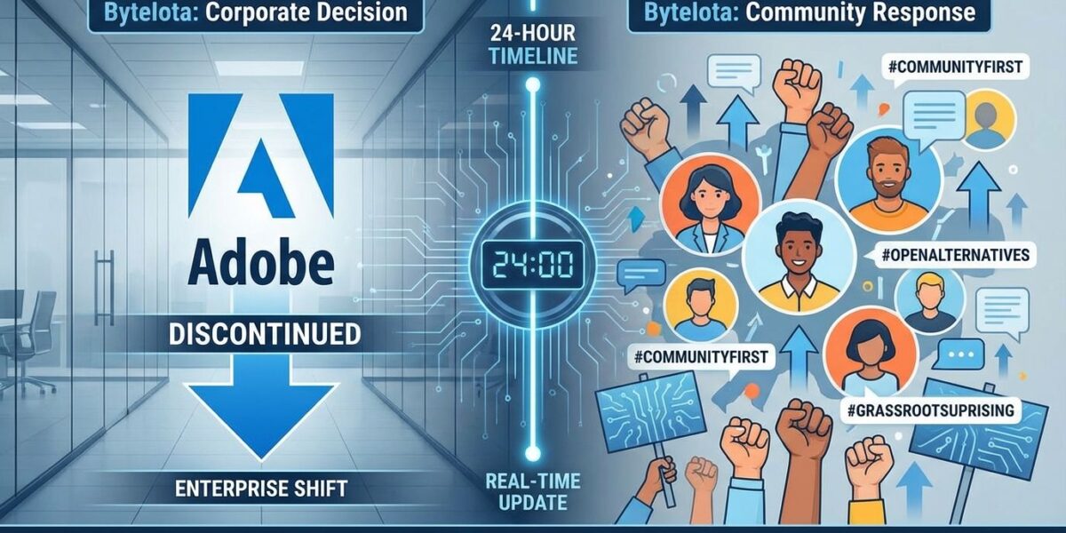 Adobe Animate Reversal: 24-Hour Backlash Forces Shift | byteiota