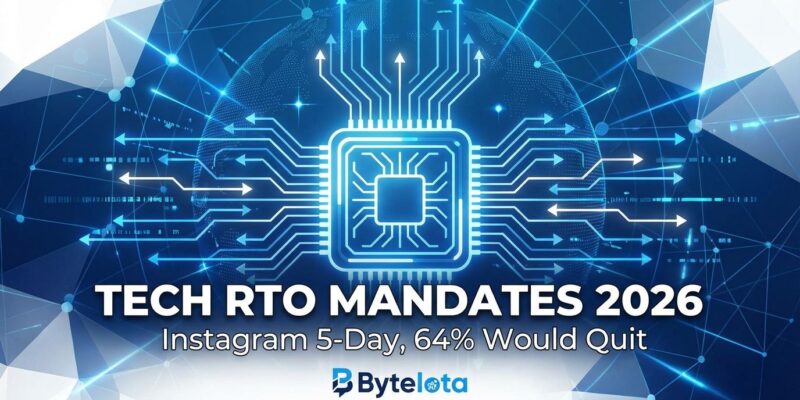 Featured image for Tech RTO Mandates 2026: Instagram 5-Day, 64% Would Quit