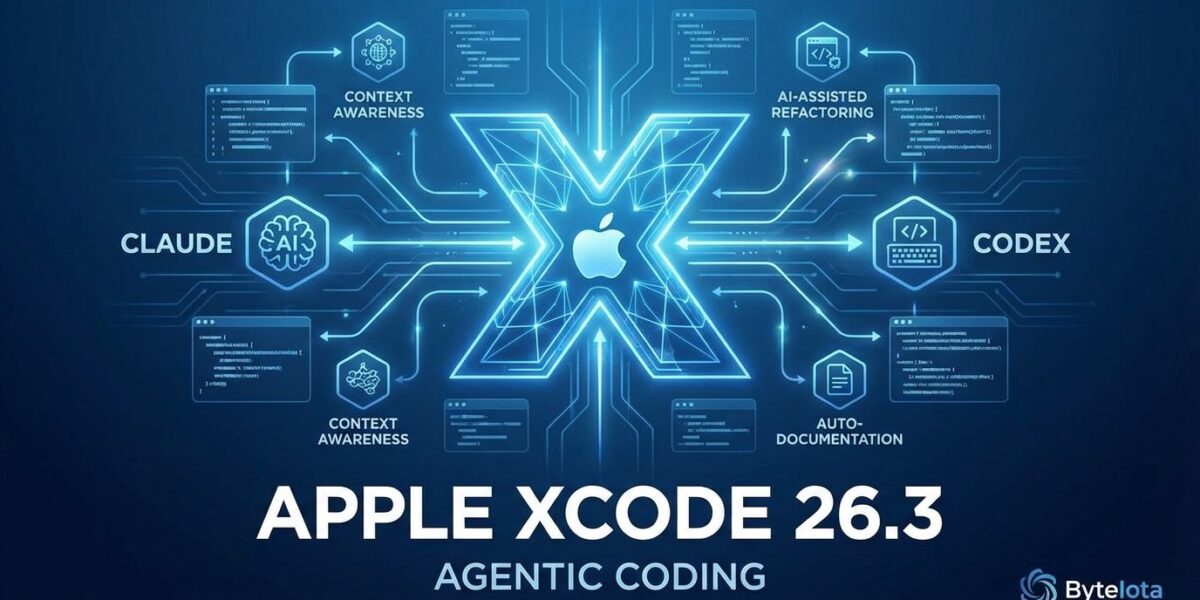 Claude Xcode Apple Xcode 26.3: Agentic Coding with Claude and Codex | byteiota