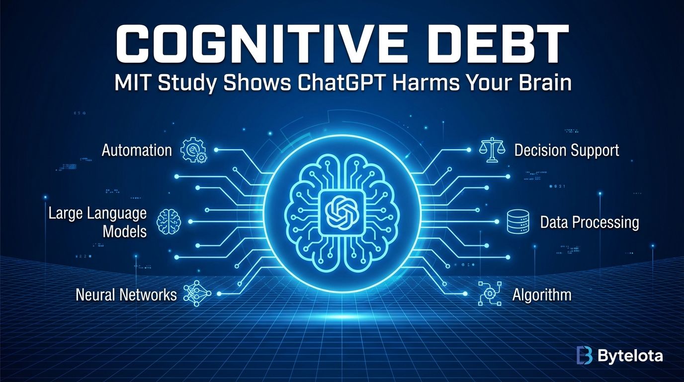 Cognitive Debt: MIT Study Shows ChatGPT Harms Your Brain | byteiota