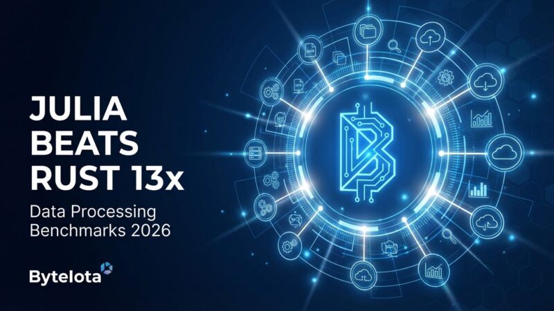 Featured image for Julia Beats Rust 13x in Data Processing Benchmarks 2026