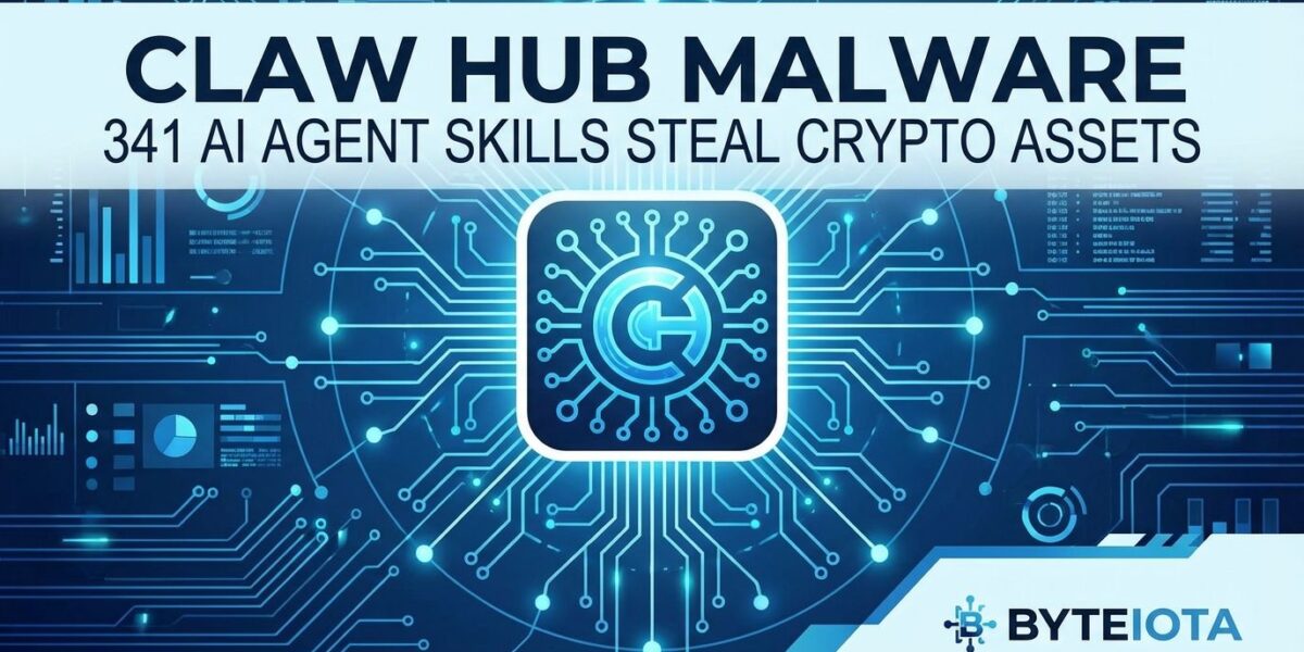 ClawHub Malware: 341 AI Agent Skills Steal Crypto Assets | byteiota