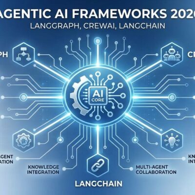 Featured image for Agentic AI Frameworks 2026: LangGraph, CrewAI, LangChain