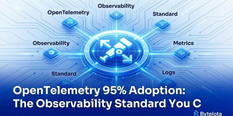 Featured image for OpenTelemetry 95% Adoption: The Observability Standard You Can't Ignore