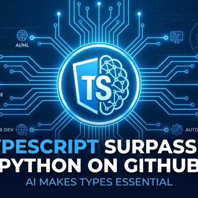 Featured image for TypeScript Surpasses Python on GitHub: AI Makes Types Essential