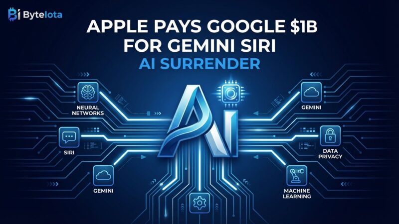 Featured image for Apple Pays Google $1B for Gemini Siri—AI Surrender