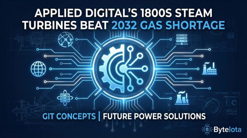 Featured image for Applied Digital's 1800s Steam Turbines Beat 2032 Gas Shortage
