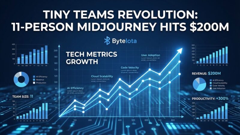 Featured image for Tiny Teams Revolution: 11-Person MidJourney Hits $200M