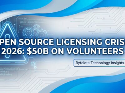 Featured image for Open Source Licensing Crisis 2026: Dollar 50B on Volunteers
