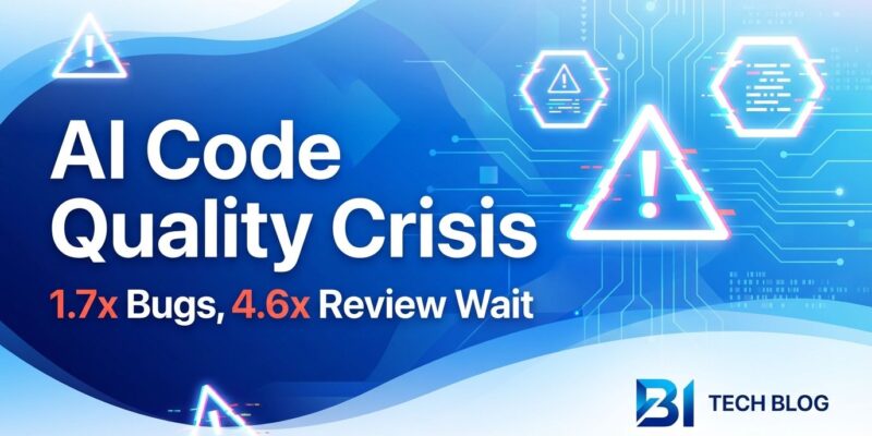 Featured image for AI Code Quality Crisis: 1.7x Bugs, 4.6x Review Wait