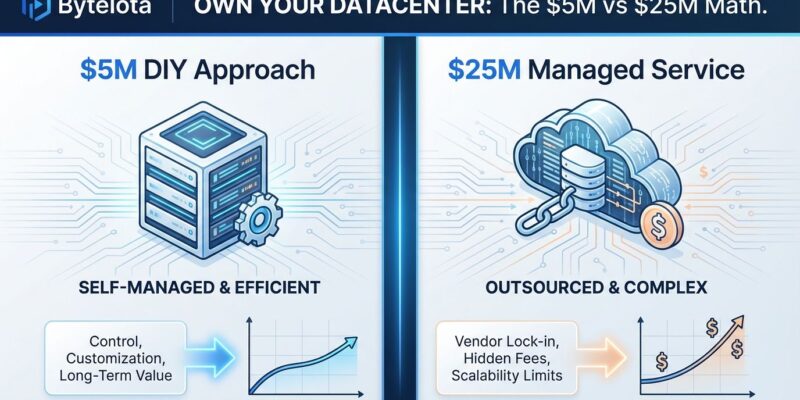 Featured image for Own Your Datacenter: The $5M vs $25M Math