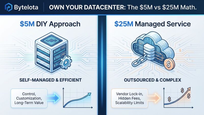 Featured image for Own Your Datacenter: The $5M vs $25M Math