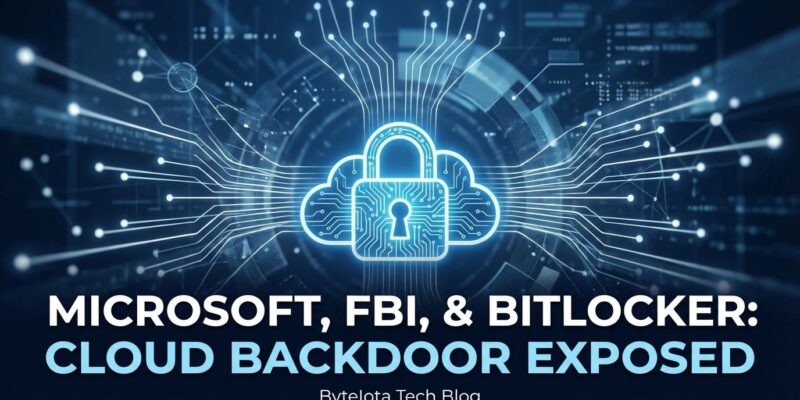 Featured image for Microsoft Hands FBI BitLocker Keys: Cloud Backdoor Exposed